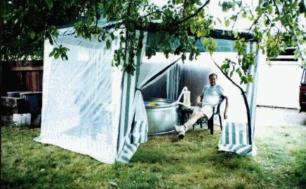 A screen house is added