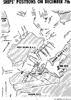 Ships Positions on Dec 7