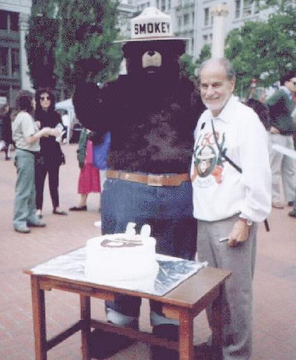 artist Rudy Wendelin & Smoky